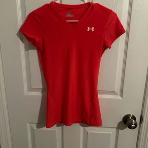 Under Armour red tee shirt